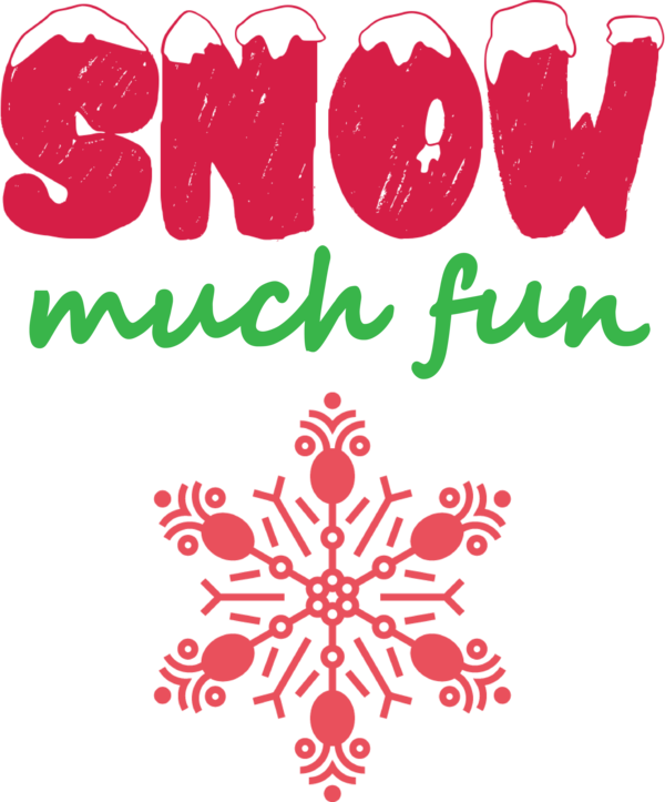 Transparent christmas Logo Flower Snow for Snowflake for Christmas