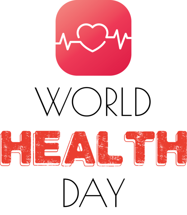 Transparent World Health Day Logo Valentine's Day Meter for Health Day for World Health Day