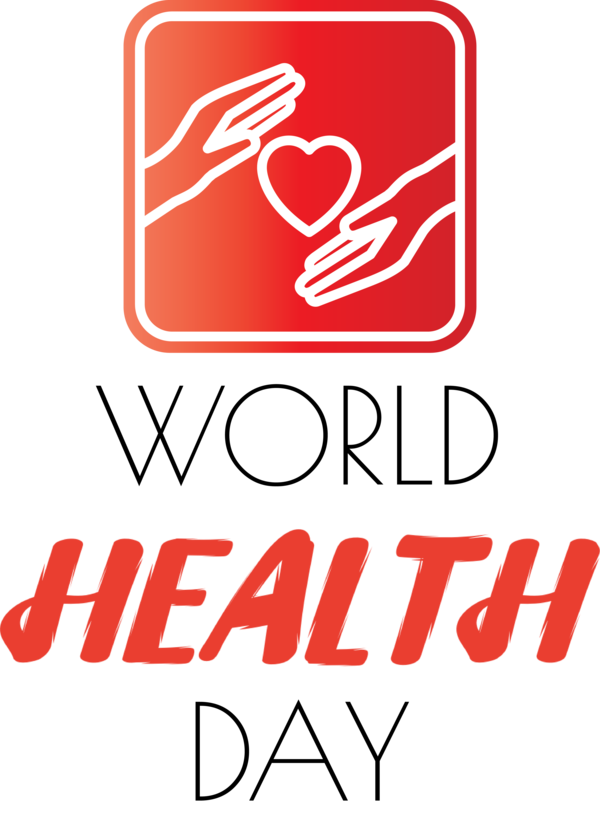 Transparent World Health Day Logo Line art Cartoon for Health Day for World Health Day