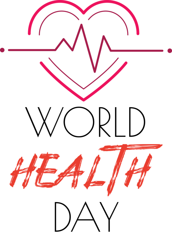 Transparent World Health Day Line art Logo Design for Health Day for World Health Day