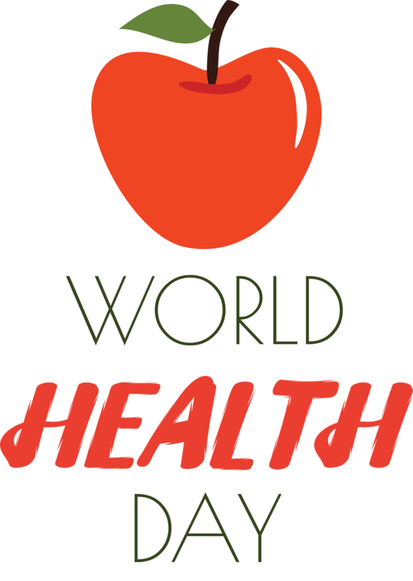 Transparent World Health Day Natural food Superfood Logo for Health Day for World Health Day