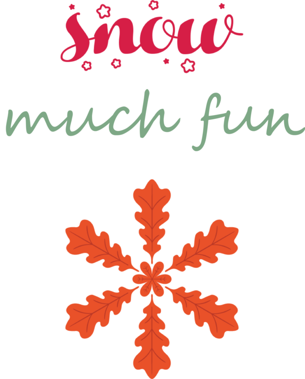 Transparent christmas Logo Typography Calligraphy for Snowflake for Christmas