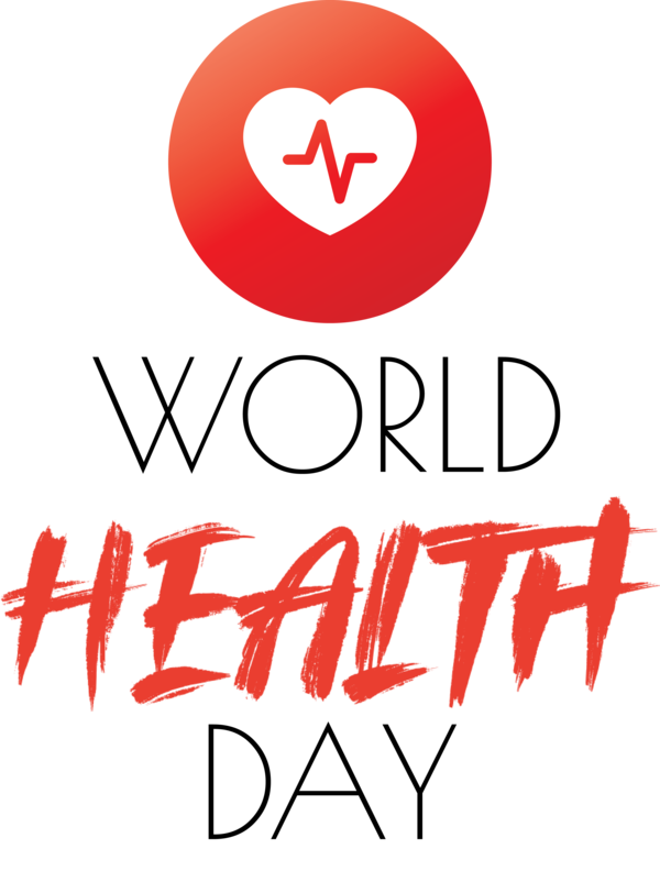Transparent World Health Day Logo Sign Meter for Health Day for World Health Day