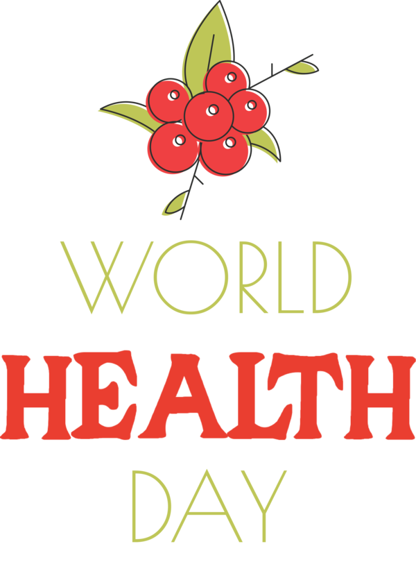 Transparent World Health Day Cut flowers Floral design Logo for Health Day for World Health Day