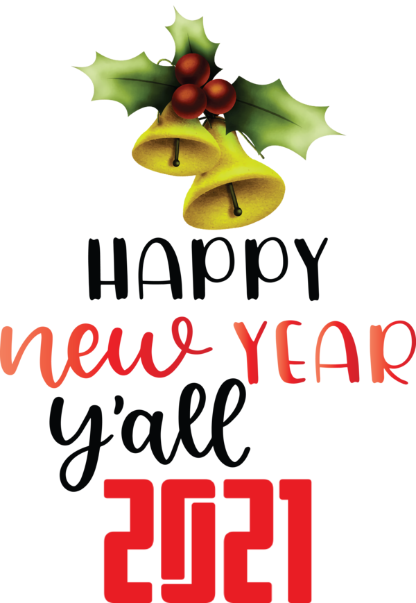 Transparent New Year Meter Flower Fruit for Happy New Year 2021 for New Year