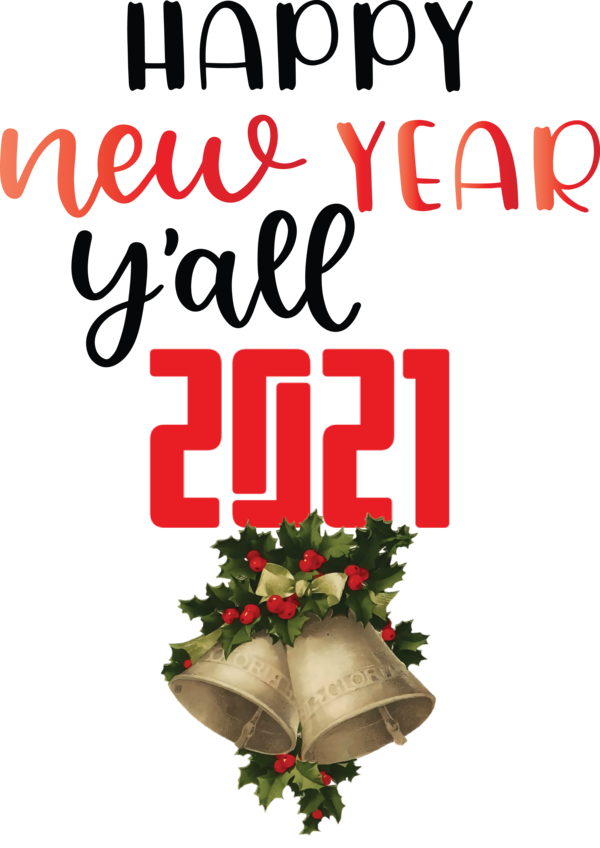 Transparent New Year Christmas Day Santa Claus Christmas tree for Happy New Year 2021 for New Year