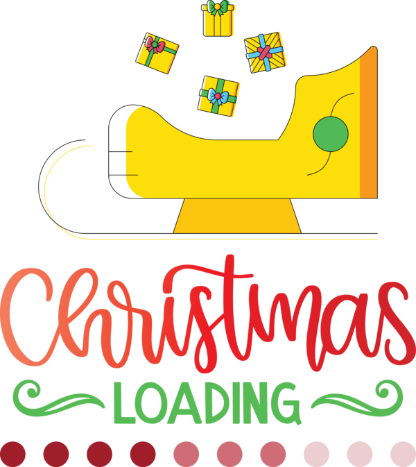 Transparent Christmas Yellow Line Meter for Christmas Loading for Christmas