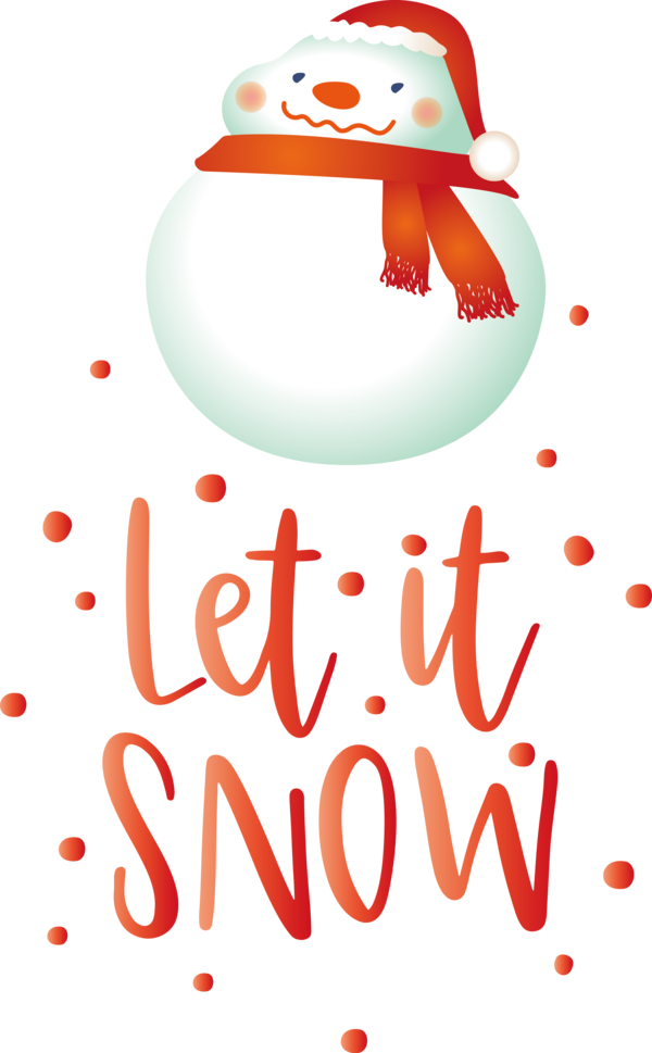 Transparent Christmas Text Character Line for Snowflake for Christmas
