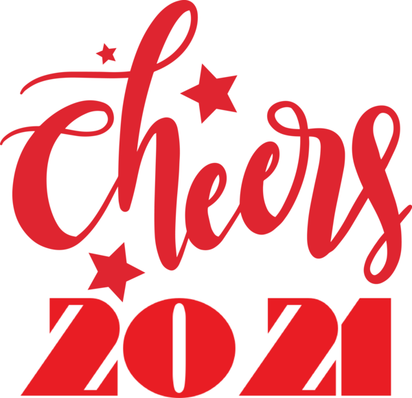 Transparent New Year Design Cricut Icon for Happy New Year 2021 for New Year