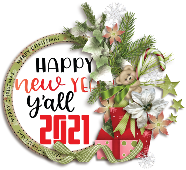 Transparent New Year Christmas Day New Year Picture frame for Happy New Year 2021 for New Year
