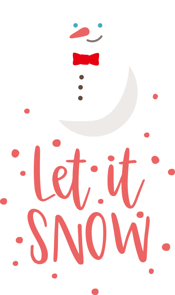 Transparent Christmas Logo Calligraphy Design for Snowflake for Christmas