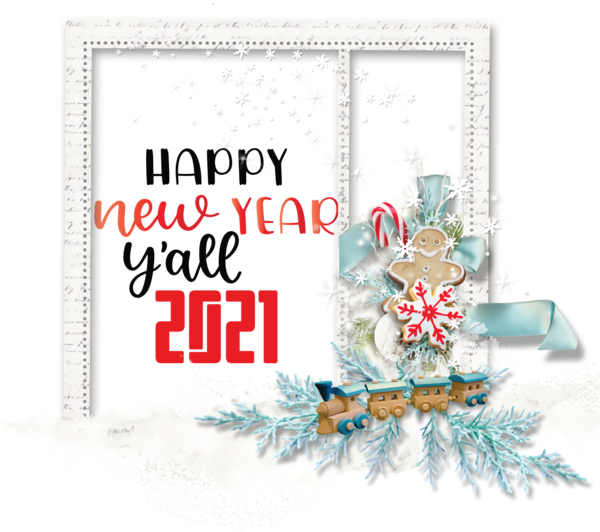 Transparent New Year Picture frame Christmas Day New Year for Happy New Year 2021 for New Year