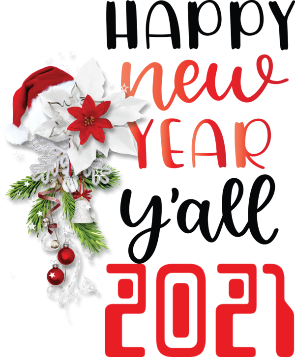 Transparent New Year Christmas tree Christmas Day Cut flowers for Happy New Year 2021 for New Year