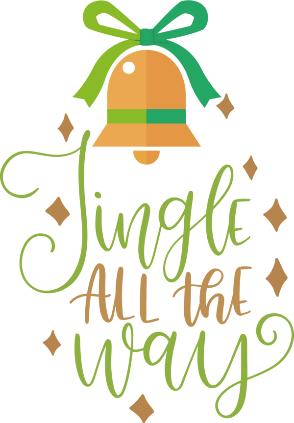 Transparent Christmas Jingle Logo Drawing for Jingle Bells for Christmas