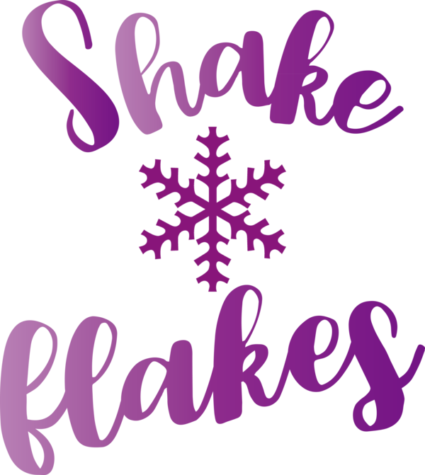 Transparent Christmas Logo Symbol Lilac M for Snowflake for Christmas
