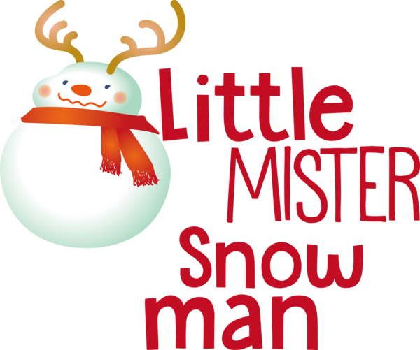 Transparent Christmas Christmas Day Logo Deer for Snowman for Christmas