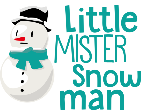 Transparent Christmas Logo Cartoon Happiness for Snowman for Christmas