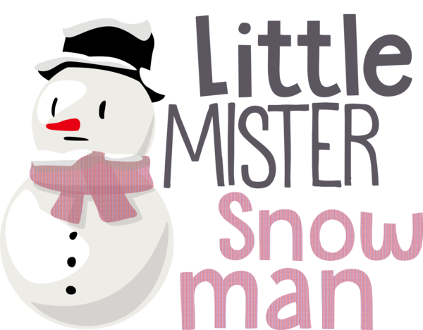 Transparent Christmas Cartoon Meter Snowman for Snowman for Christmas