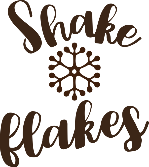 Transparent Christmas Visual arts Calligraphy Logo for Snowflake for Christmas