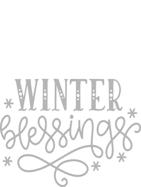 Transparent Christmas Calligraphy Logo Font for Hello Winter for Christmas