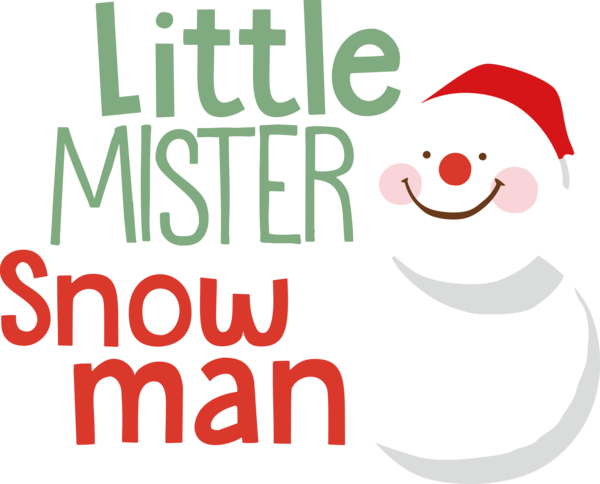 Transparent Christmas Logo Christmas Day Smile for Snowman for Christmas