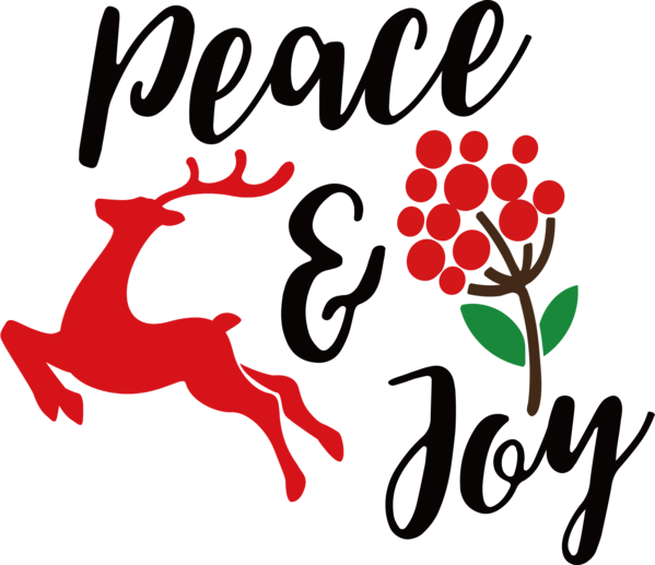 Transparent Christmas Icon Peace symbols Design for Be Jolly for Christmas