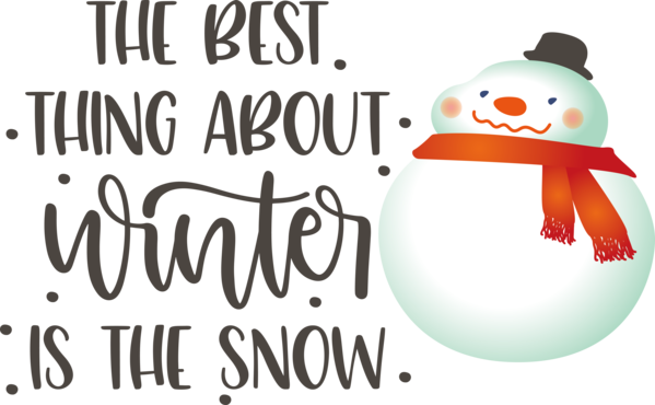 Transparent Christmas Logo Snowman Christmas Day for Hello Winter for Christmas
