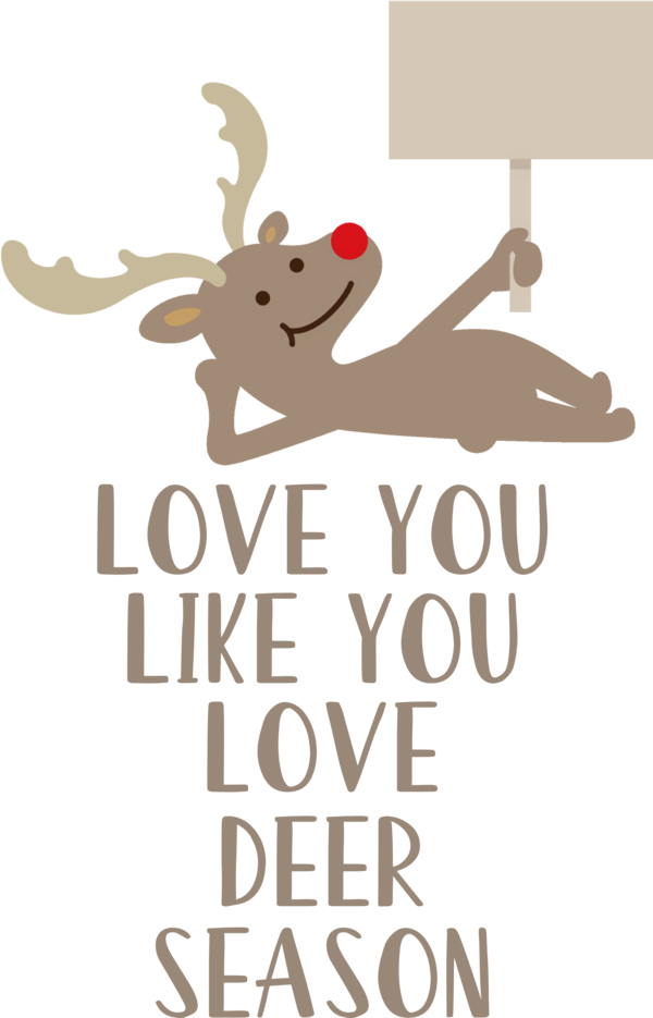 Transparent Christmas Icon Rudolph Logo for Reindeer for Christmas