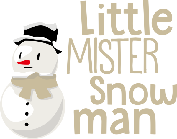 Transparent Christmas Logo Cartoon Meter for Snowman for Christmas