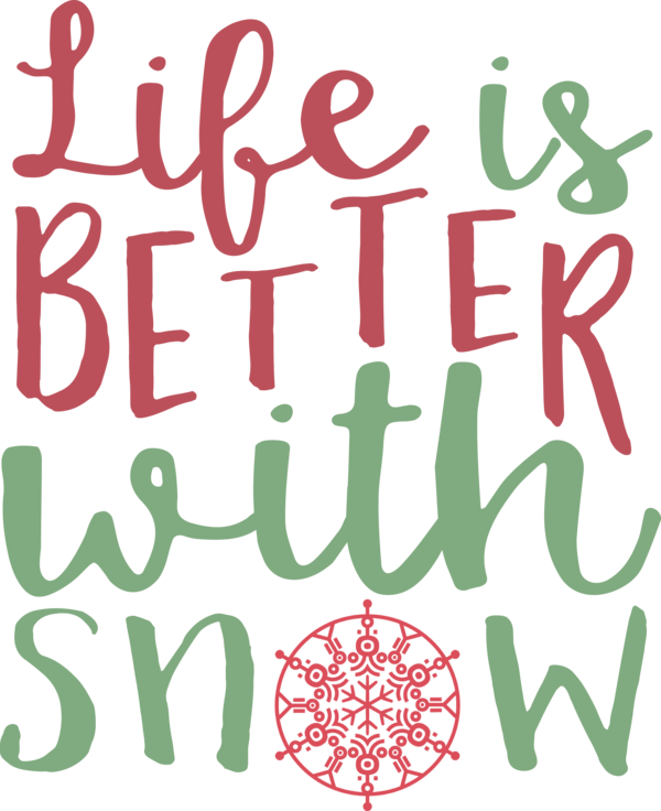 Transparent Christmas Logo Design Text for Snowflake for Christmas