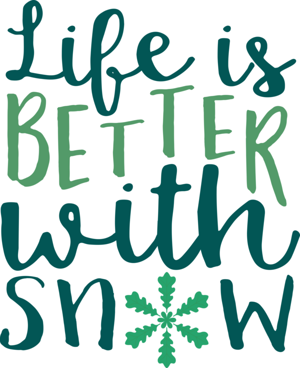 Transparent Christmas Logo Design Green for Snowflake for Christmas