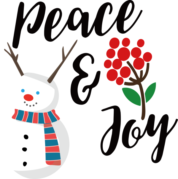 Transparent Christmas Rudolph Icon Peace symbols for Be Jolly for Christmas