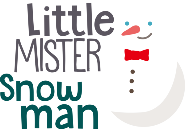Transparent Christmas Logo Design Happiness for Snowman for Christmas