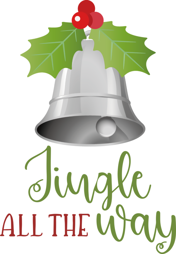 Transparent Christmas Design Logo Drawing for Jingle Bells for Christmas