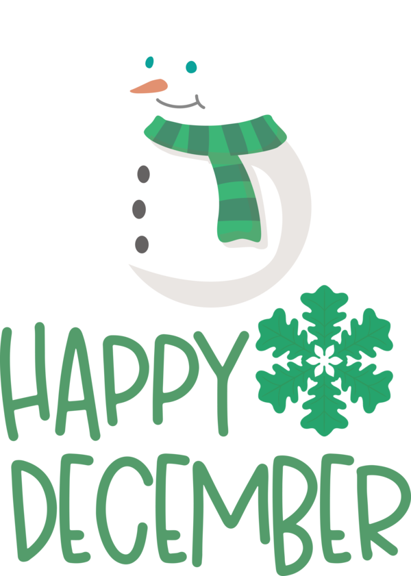 Transparent Christmas Logo Symbol Green for Hello December for Christmas