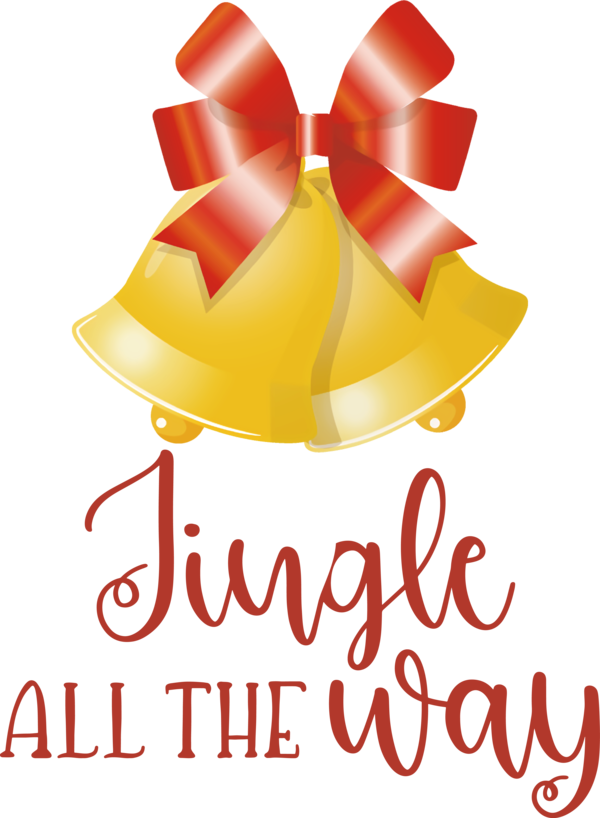 Transparent Christmas Logo Line Meter for Jingle Bells for Christmas