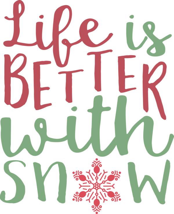 Transparent Christmas Logo Design Green for Snowflake for Christmas