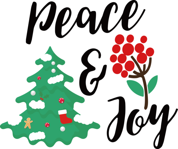 Transparent Christmas Peace symbols Icon Peace for Be Jolly for Christmas