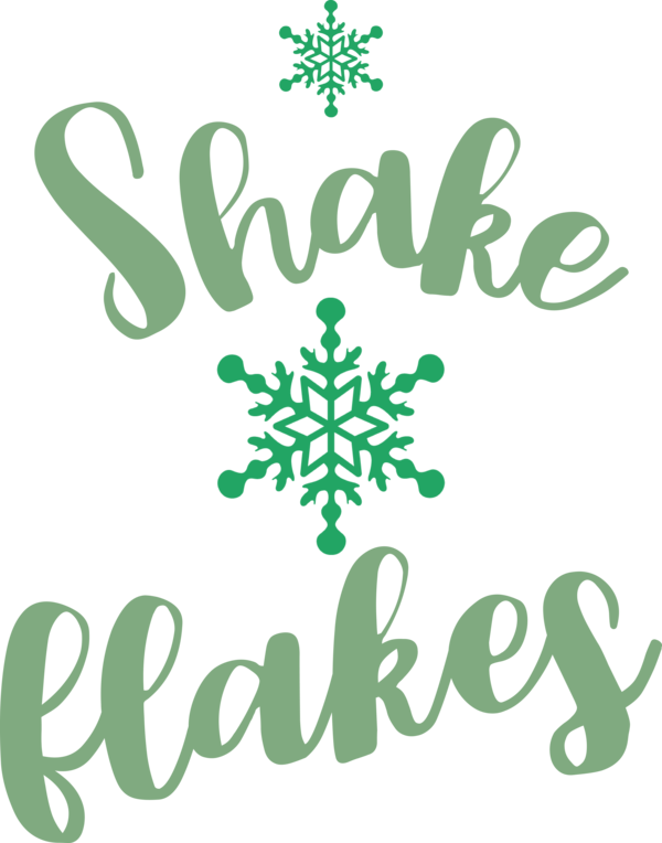 Transparent Christmas Logo Leaf Green for Snowflake for Christmas