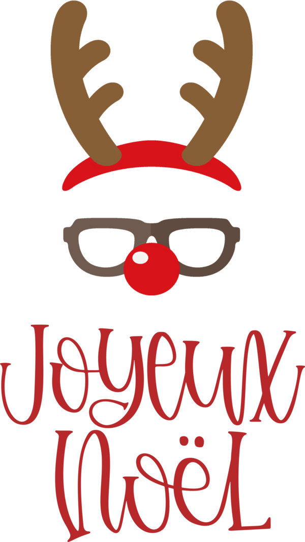 Transparent Christmas Reindeer Deer Snout for Noel for Christmas