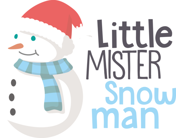 Transparent Christmas Snowman Logo Cartoon for Snowman for Christmas