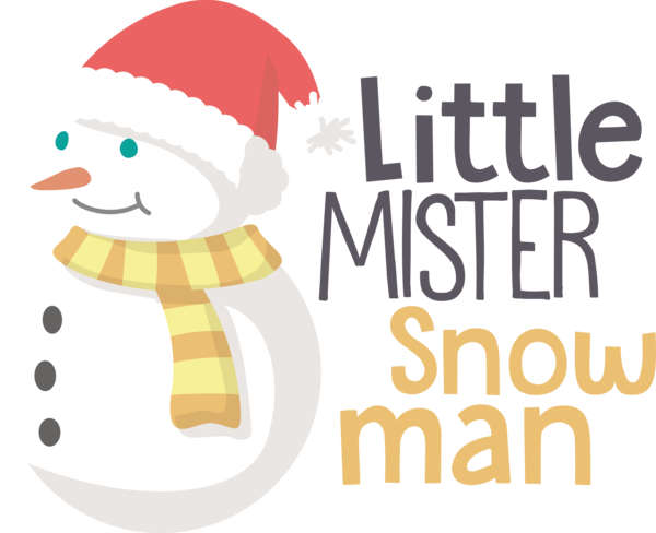 Transparent Christmas Cartoon Christmas Day Christmas Ornament M for Snowman for Christmas