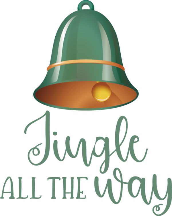 Transparent Christmas Logo Font Hat for Jingle Bells for Christmas
