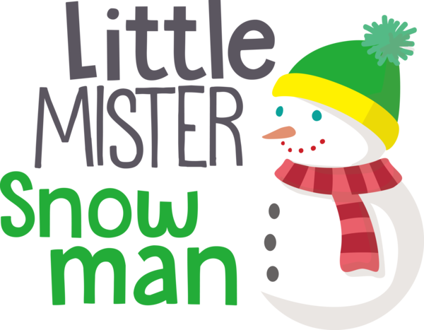 Transparent Christmas Christmas Day Logo Christmas Ornament M for Snowman for Christmas