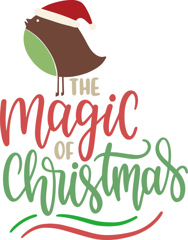 Transparent Christmas Logo Line Meter for Merry Christmas for Christmas