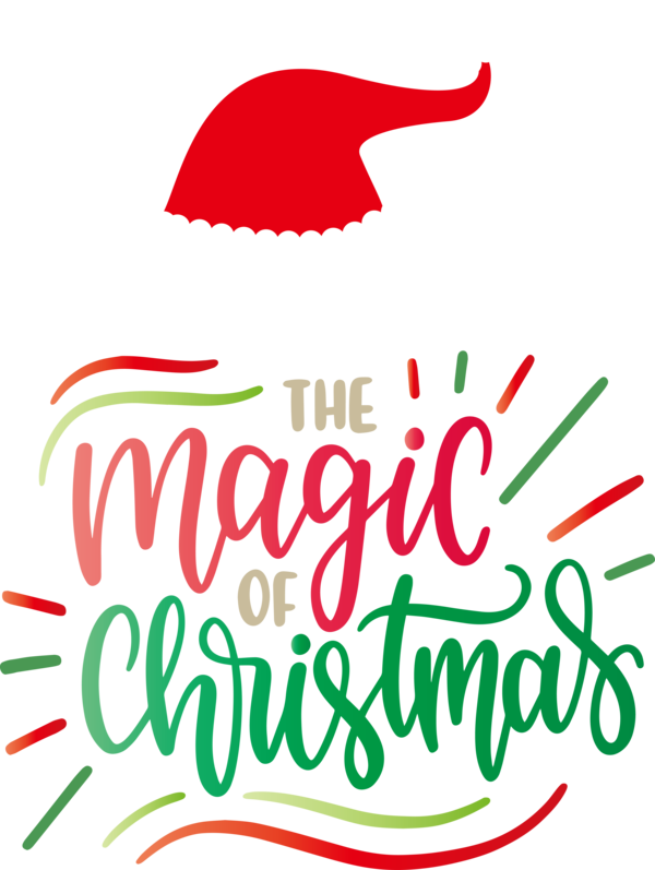 Transparent Christmas Logo Line Meter for Merry Christmas for Christmas