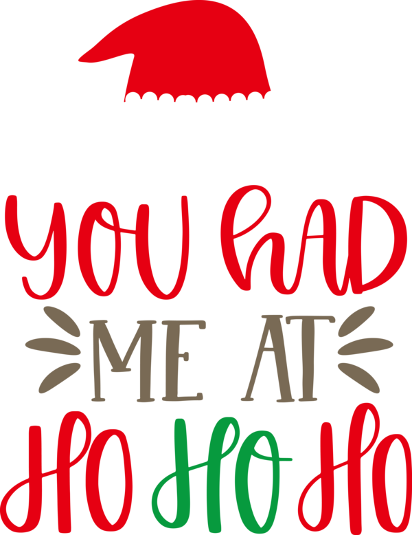 Transparent Christmas Logo Line Meter for Santa for Christmas