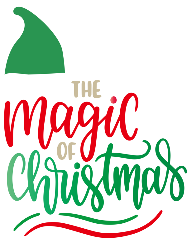 Transparent Christmas Logo Meter Line for Merry Christmas for Christmas