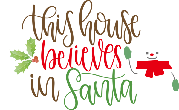 Transparent christmas Christmas decoration Floral design Logo for Santa for Christmas