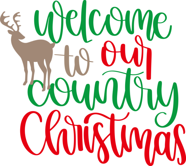 Transparent Christmas Reindeer Deer Christmas Day for Merry Christmas for Christmas